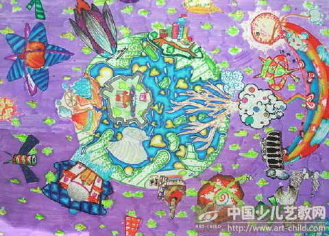 作品名称《生命之树的联想》