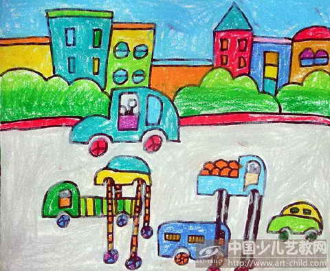 作品名称《我心中的马路》