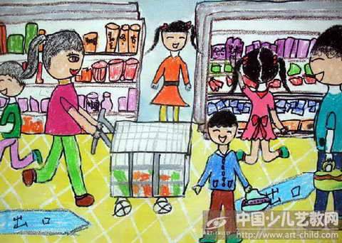 作品名称:  《逛超市》