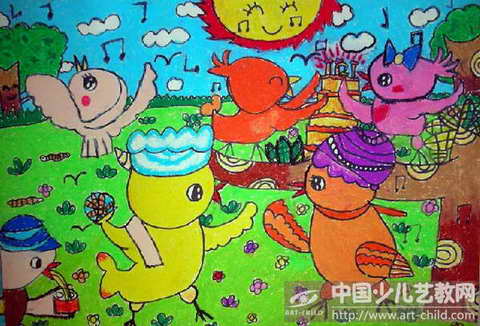 作品名称《小鸟餐厅》
