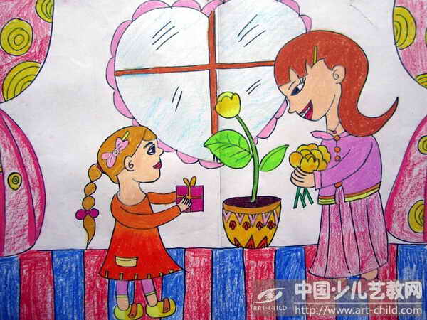 作品名称《我爱妈妈》