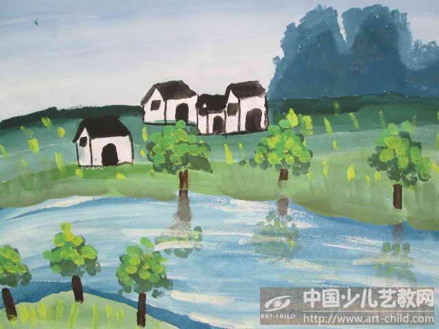 作品名称:  《春天小河边》