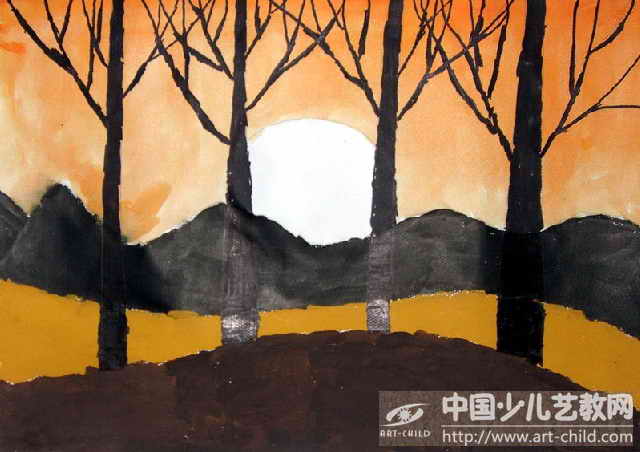 作品名称: 《落日》