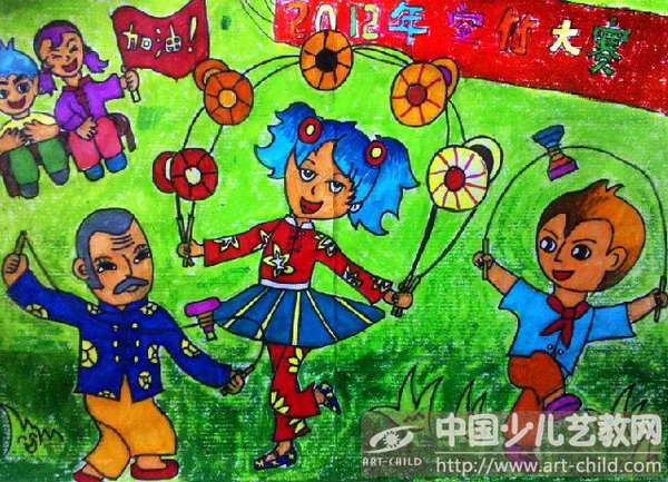 作品名称《2012空竹大赛》