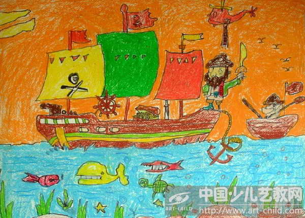 作品名称:  《海盗船》
