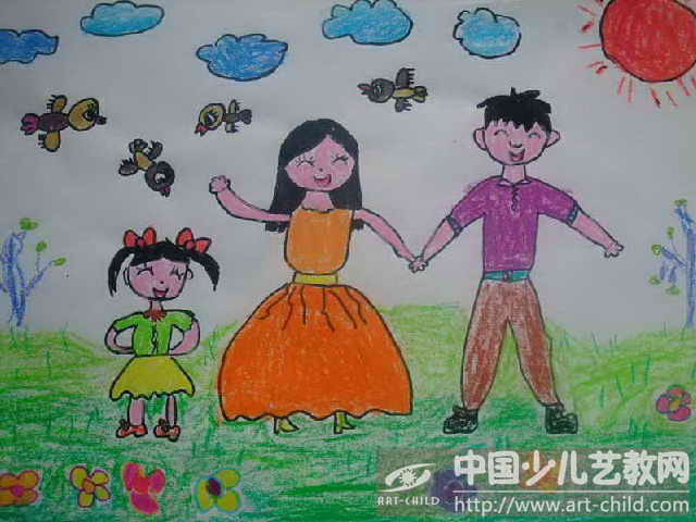 作品名称:  《快乐一家人》