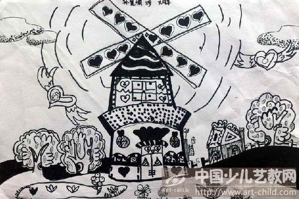 作品名称《大风车》