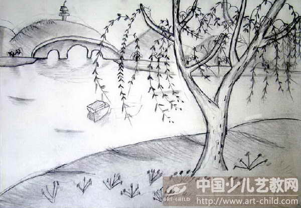 作品名称:  《小桥流水》