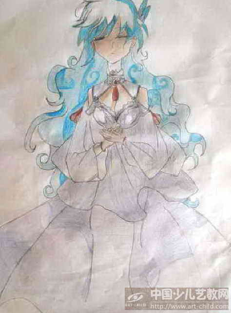 作品名称:  《冰封的少女》