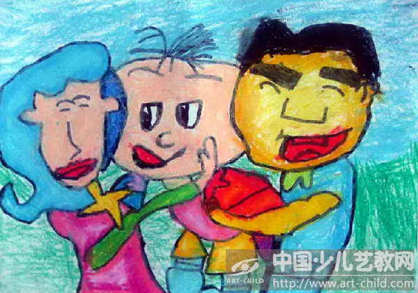 作品名称:  《亲亲热热一家人》