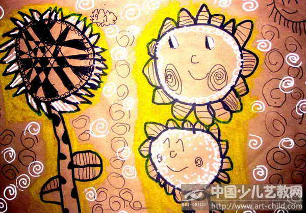 作品名称:  《向着太阳,微笑》