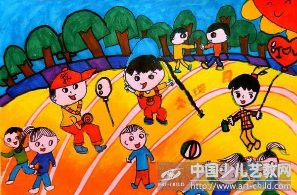 作品名称:  《校园一角》