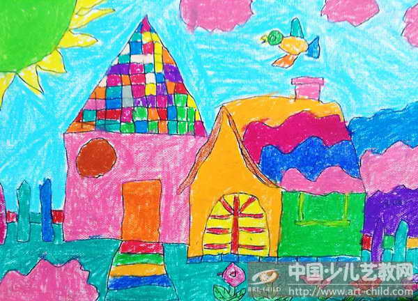 作品名称《温暖的小家》