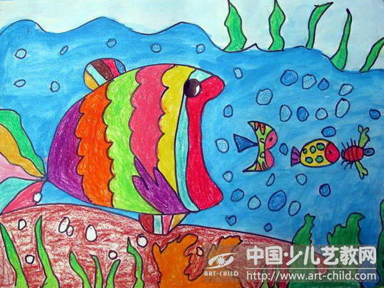 作品名称《大鱼吃小鱼》