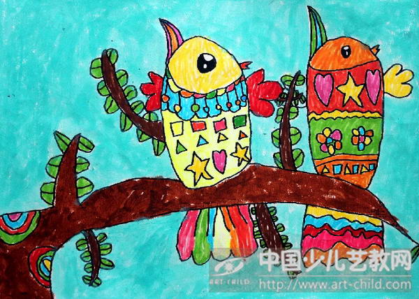 作品名称《大花鸟》