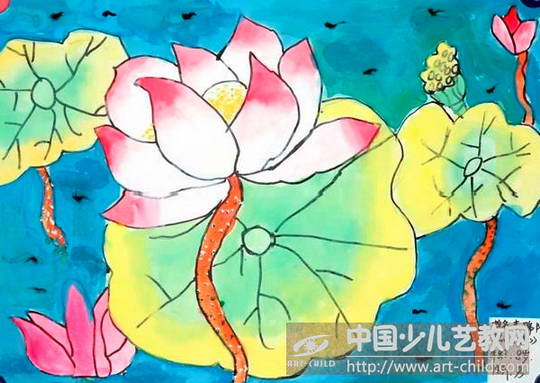 作品名称《荷花》