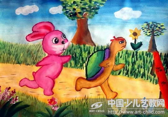 作品名称: 《龟兔赛跑》
