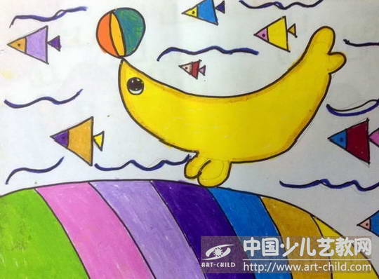 作品名称《海狮本领大》