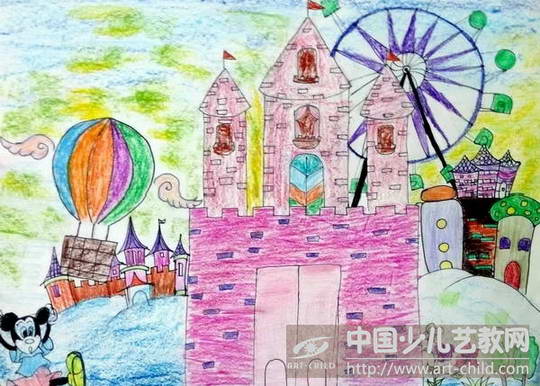 天空之城绘画展示