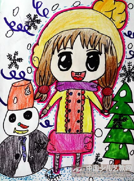 作品名称《下雪啦》