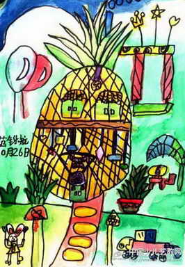 作品名称:  《菠萝房子》