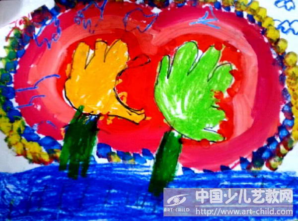 作品名称《手掌花》