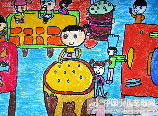 作品名称《我的小吃店》