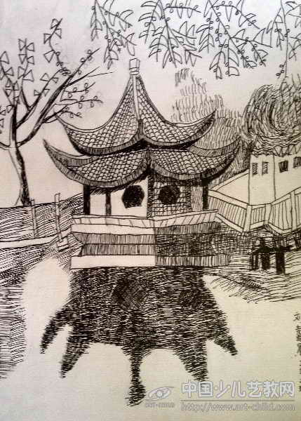 作品名称《亭子》