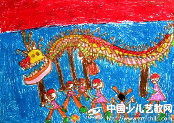 作品名称《舞龙表演》