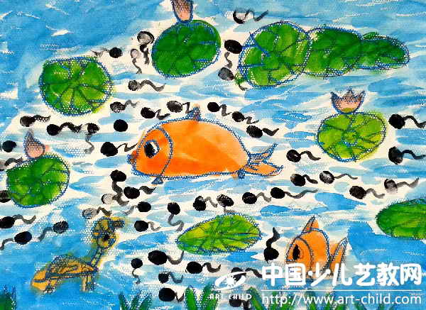 作品名称《小蝌蚪找妈妈》