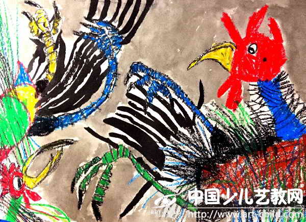 作品名称: 《斗鸡》