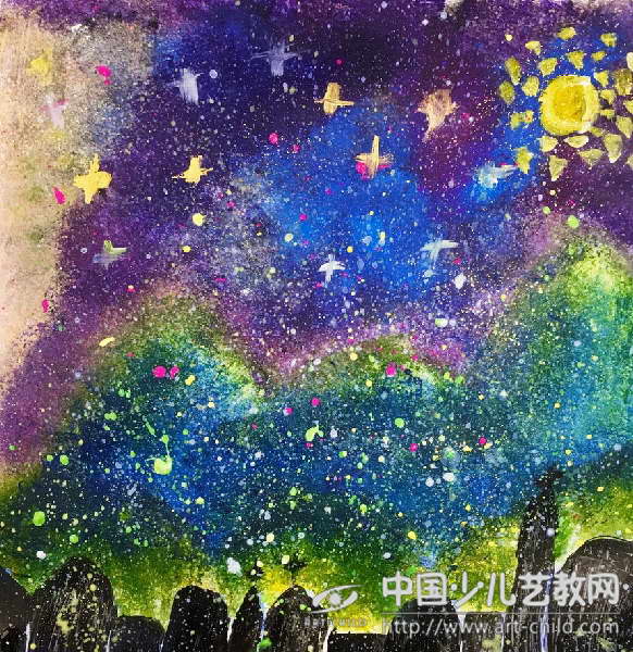 作品名称:  《夜空中最亮的星》