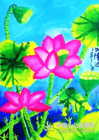 作品名称《荷花》