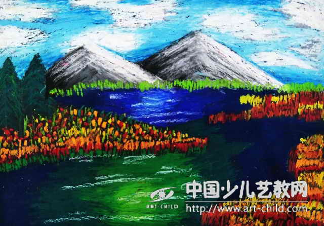 重彩风景