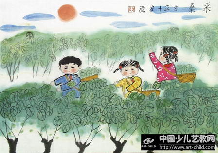 作品名称: 《采桑》