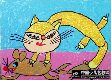 作品名称《猫咪真能干》