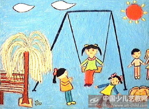作品名称:  《荡秋千》