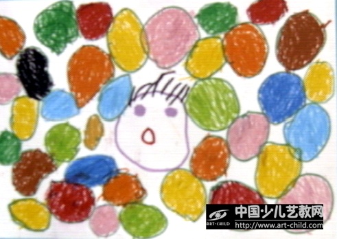 作品名称:  《我玩海洋球》