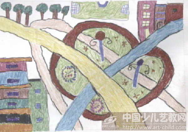 作品名称:  《漂亮的立交桥》