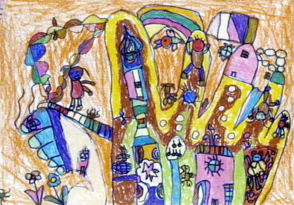 作品名称:  《手指房子》