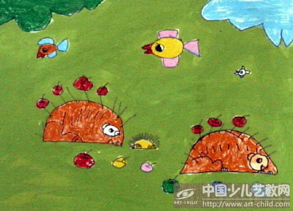 作品名称:  《小刺猬过冬》