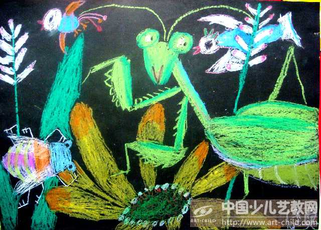 作品名称:  《螳螂捕蝉》