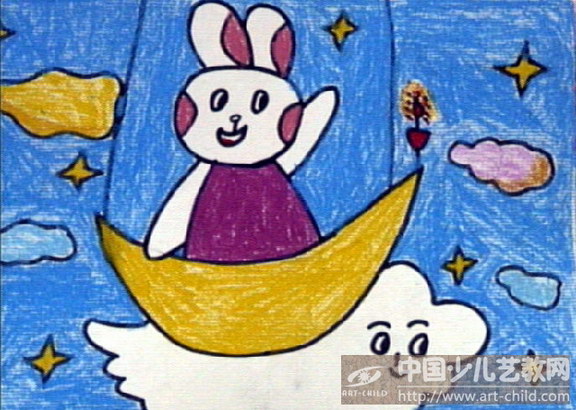 作品名称《月亮船》