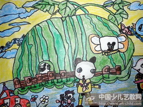 作品名称《西瓜房子》