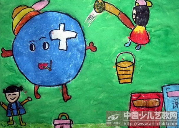 作品名称:  《给地球妈妈洗澡》
