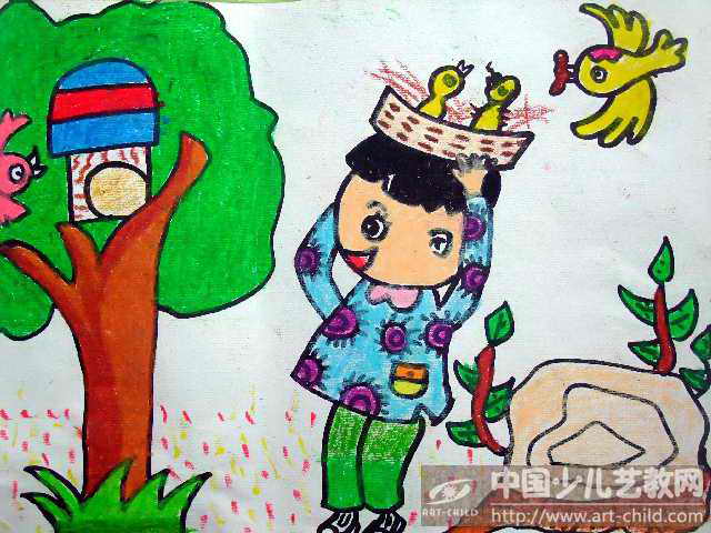 作品名称:  《送鸟儿回家》