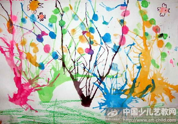 作品名称:  《五彩树》
