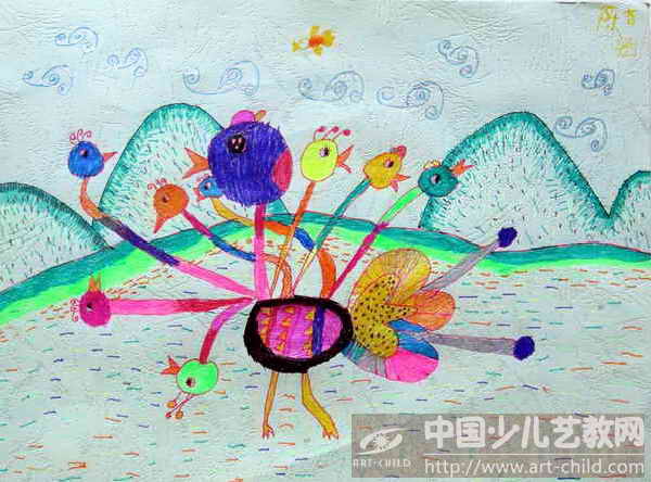 作品名称《九头鸟》