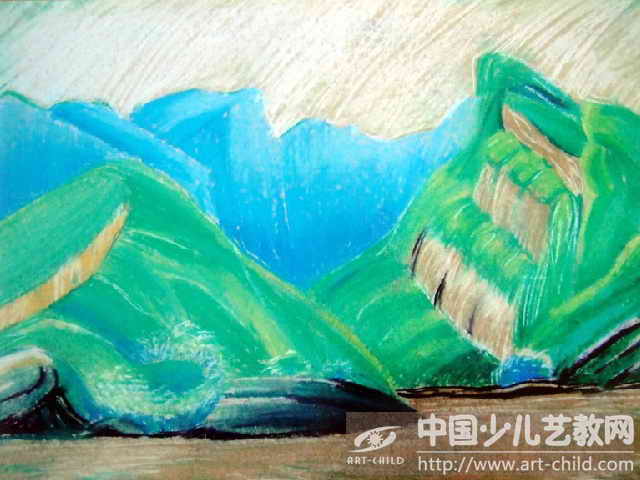 三江源绘画图片