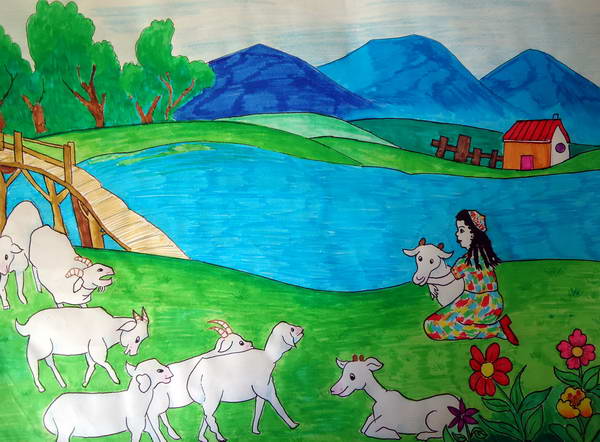 作品名称:  《我的村庄》